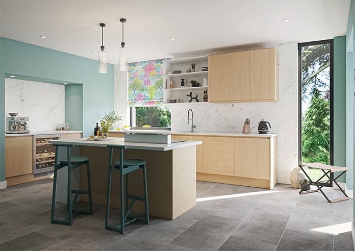 Kolkata Velvet, Summer Dream - Twist&Fit Roman Blind - Image 6